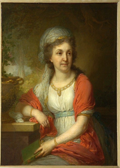 Portrait of Countess Yekaterina Alexeyevna Musina-Pushkina de Wladimir Lukitsch Borowikowski