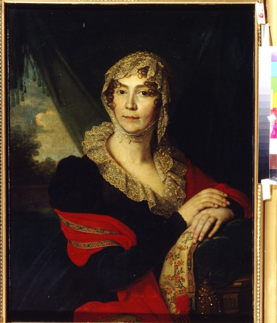 Portrait of Princess Natalia Alexandrovna von Buxhoeveden (1758-1808), née Alexeyeva de Wladimir Lukitsch Borowikowski