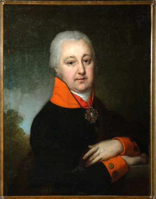 Portrait of Nikolai Mikhailovich Yakovlev de Wladimir Lukitsch Borowikowski