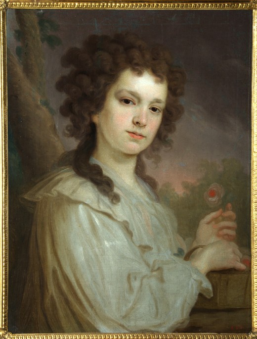 Portrait of Olga Kuzminichna Filippova (1772-1829) de Wladimir Lukitsch Borowikowski