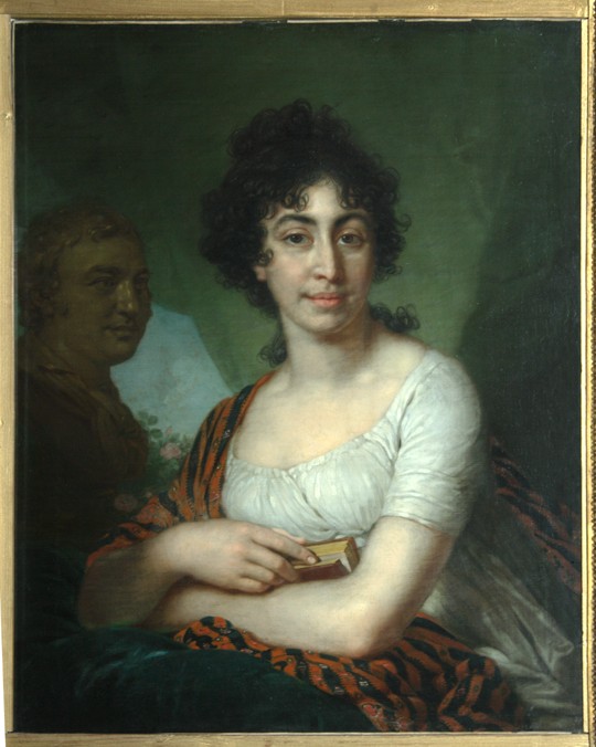 Portrait of Varvara Monycharova (Arapetova?) de Wladimir Lukitsch Borowikowski