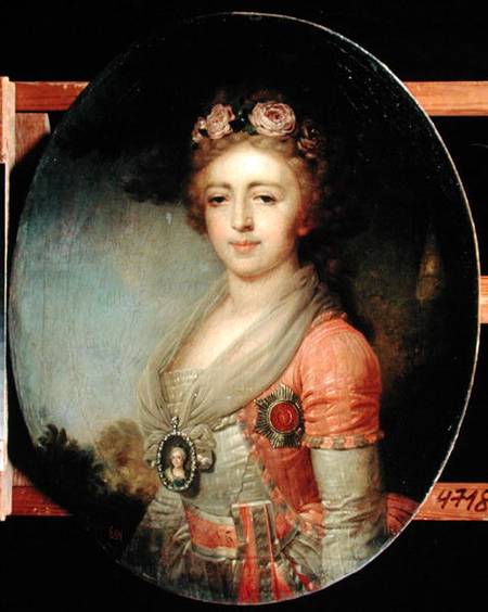 Portrait of Grand Duchess Alexandra de Wladimir Lukitsch Borowikowski