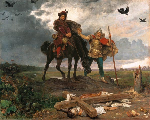 Kasimir I. from Poland (the Erneuerer) at the retu de Wojciech Gerson
