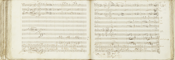 Autograph copy of ''The Magic Flute'' de Wolfgang Amadeus Mozart