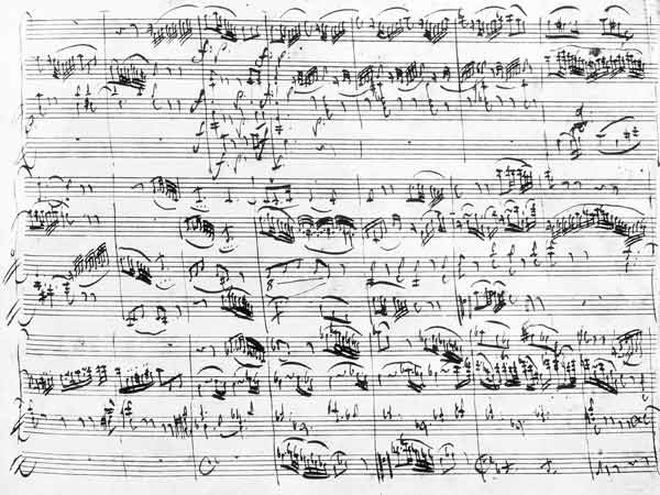 Trio in G major for violin, harpsichord and violoncello (K 496) 1786 (11th page) de Wolfgang Amadeus Mozart