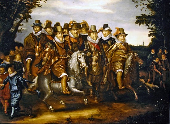 The Princes of Orange de (workshop of) Adriaen van de Venne