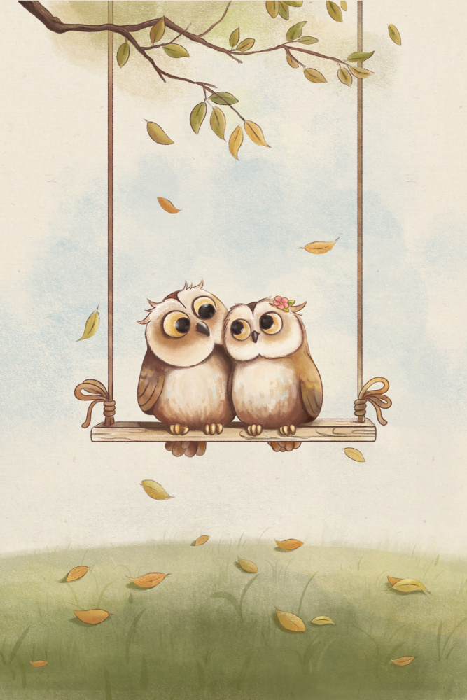 Owls in love de Xuan Thai