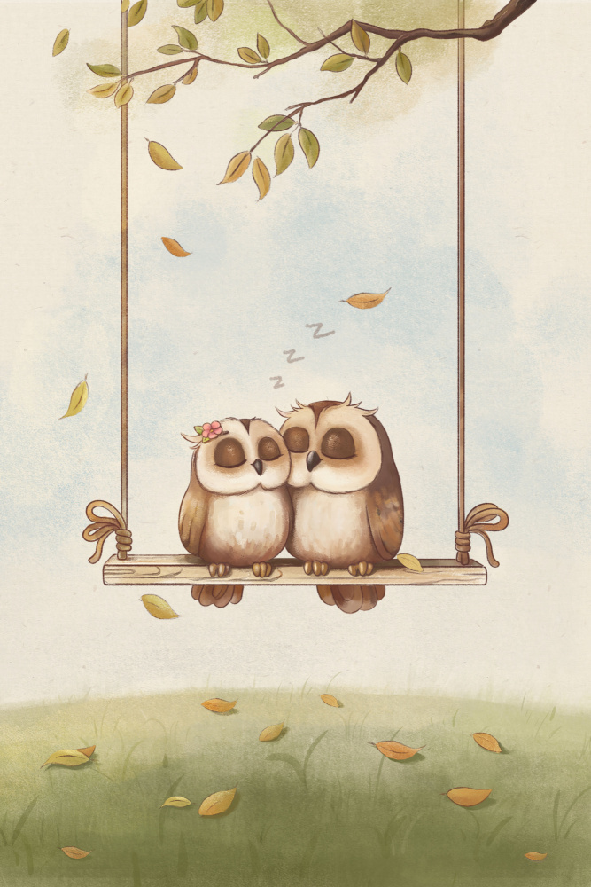Owls in love de Xuan Thai