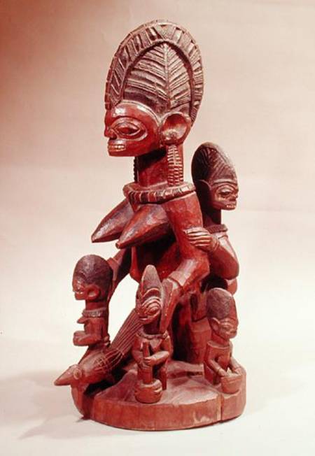 Mother and children de Yoruba  Culture