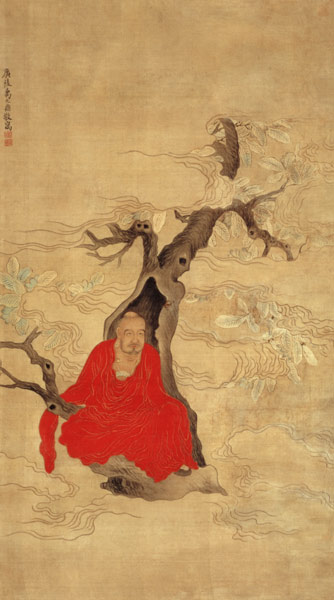 Lohan in a Red Robe de Yu  Zhiding