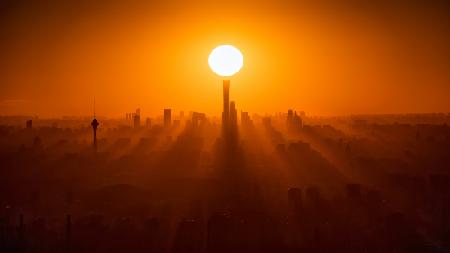 Sunrise in Beijing