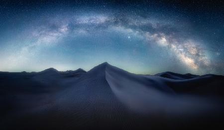 Desert starry sky
