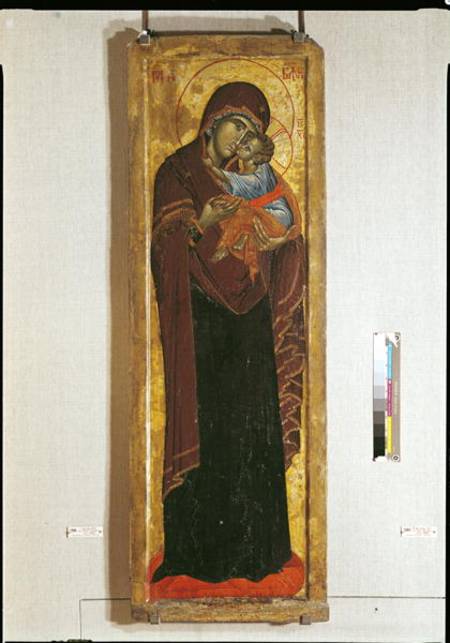 Icon known as the 'Virgin of Tsar Dushan' de Yugoslavian School