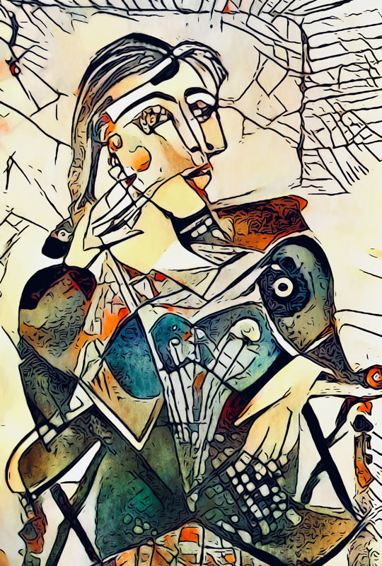 Bild 3 - Hommage an Picasso Motiv 2 de zamart