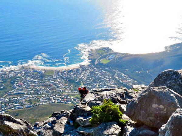 Abstieg vom Tafelberg de zamart