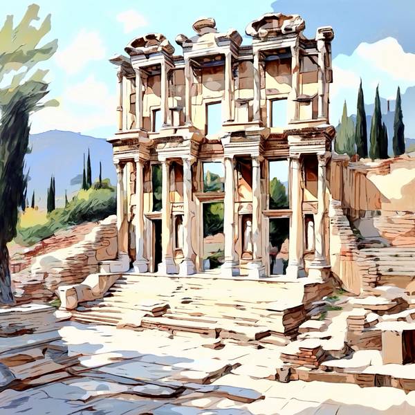 Bauwerl in Ephesos, Türkei de zamart