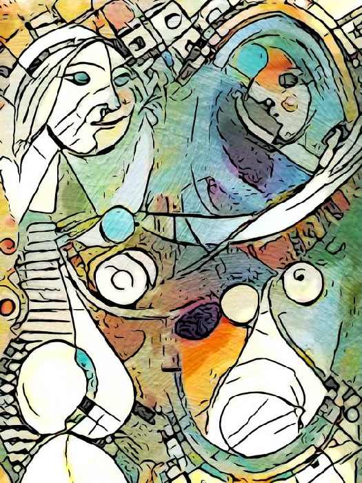 Hommage an Picasso (3) de zamart