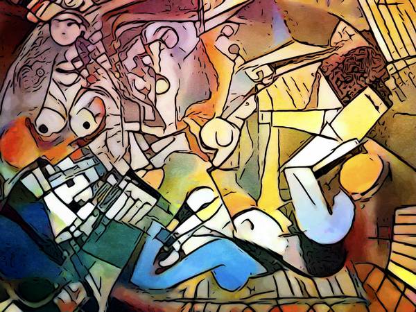 Hommage an Picasso (8) de zamart