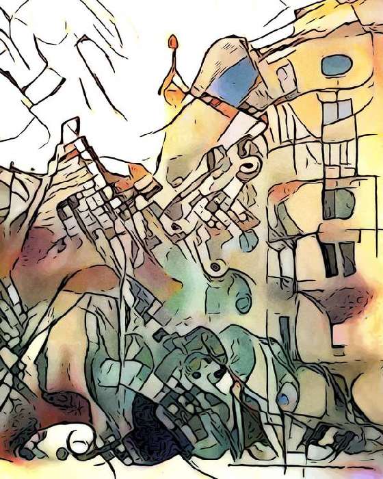 Kandinsky trifft Barcelona, Motiv 6 de zamart
