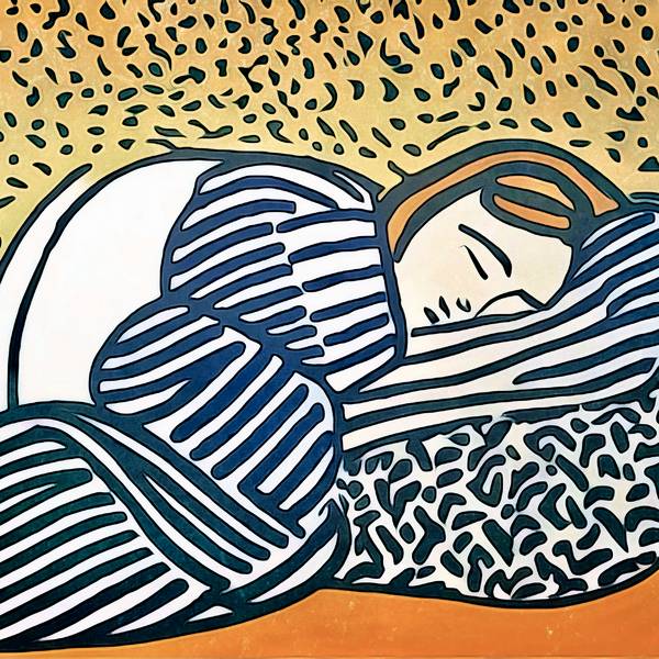 Schlafende Frau-Matisse inspired de zamart