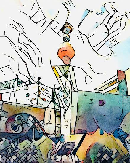 Kandinsky trifft Hundertwasser, Wien, Motiv 3