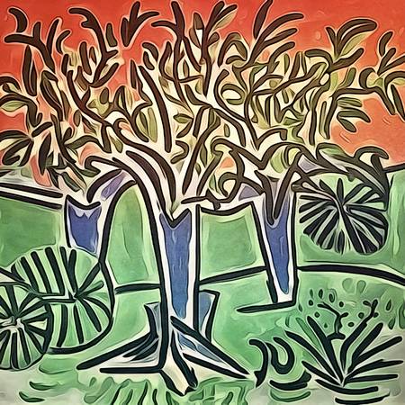 Herbstlandschaft-Matisse inspired