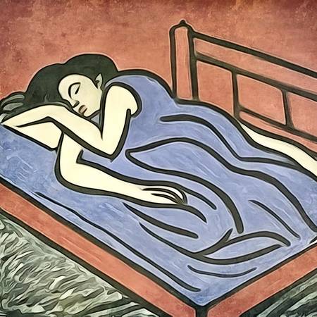 Im Schlaf-Matisse inspired