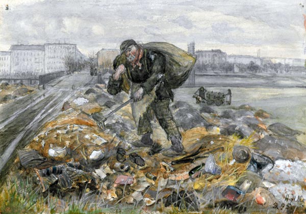 Heinrich Zille, Müllsammler de Heinrich Zille